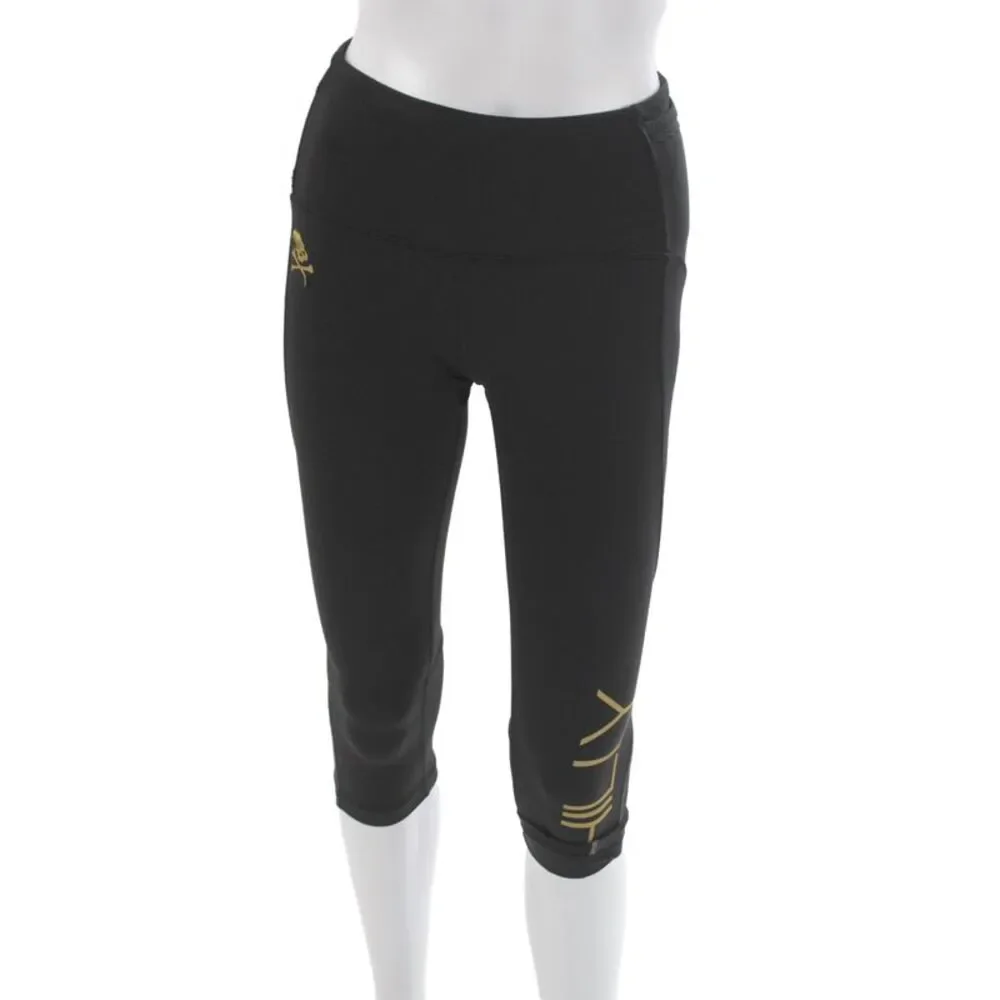 Lululemon Womens Capri Leggings Black Spandex Size 4